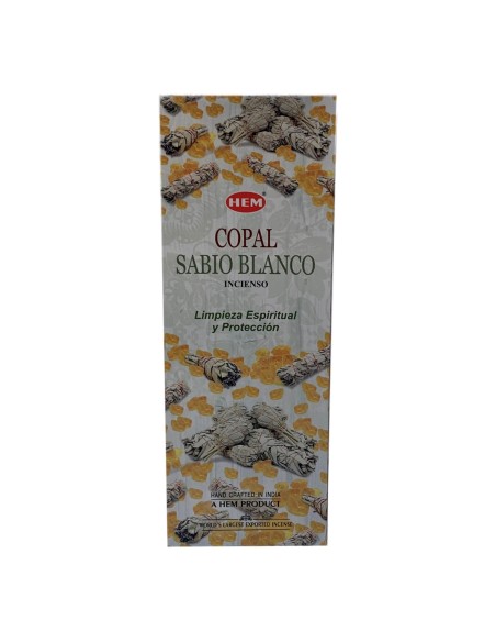 Photo de Encens Hem Copal et Sauge blanche - encens.business - Boutique ésotérique en ligne - vente de Encens Hem Copal et Sauge blanc