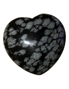 Photo de Coeur en obsidienne neige 4cm - encens.business - Boutique ésotérique en ligne - vente de Coeur en obsidienne neige 4cm