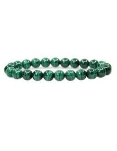 Bracelet 6 mm en azurite malachite - encens.business