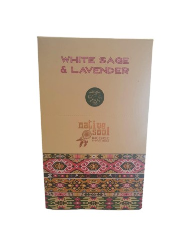 Photo de Encens Native Soul White Sage et Lavender - encens.business - Boutique ésotérique en ligne - vente de Encens Native Soul Whit