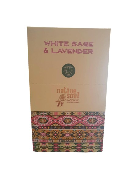Photo de Encens Native Soul White Sage et Lavender - encens.business - Boutique ésotérique en ligne - vente de Encens Native Soul Whit