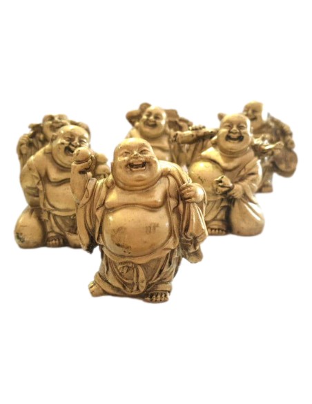 Photo de Lot de 6 statuettes Bouddha - encens.business - Boutique ésotérique en ligne - vente de Lot de 6 statuettes Bouddha