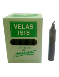 Photo de Boîte de 25 bougies Velas Isis III noires - encens.business - Boutique ésotérique en ligne - vente de Boîte de 25 bougies Vel