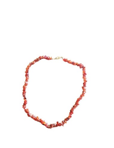 Photo de Collier Chips en cornaline 48 cm - encens.business - Boutique ésotérique en ligne - vente de Collier Chips en cornaline 48 cm