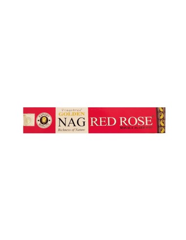 Photo de Encens Golden Nag Red Rose - encens.business - Boutique ésotérique en ligne - vente de Encens Golden Nag Red Rose