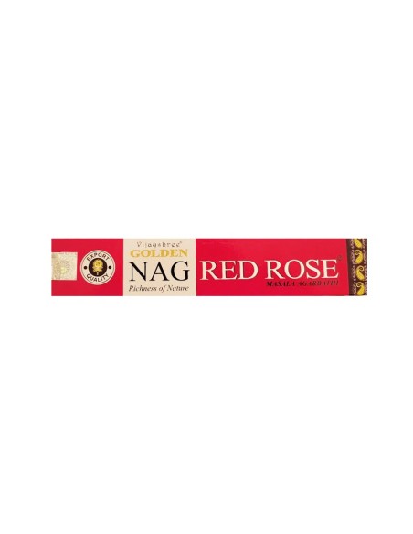 Photo de Encens Golden Nag Red Rose - encens.business - Boutique ésotérique en ligne - vente de Encens Golden Nag Red Rose
