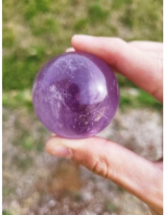 Photo de Sphère en Améthyste 100/150 g - encens.business - Boutique ésotérique en ligne - vente de Sphère en Améthyste 100/150 g 2