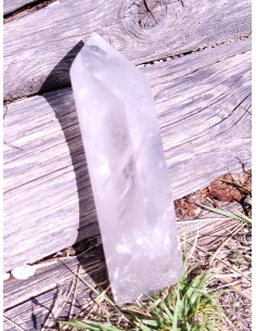 Photo de Pointe brute en Cristal de roche XL - encens.business - Boutique ésotérique en ligne - vente de Pointe brute en Cristal de ro 2