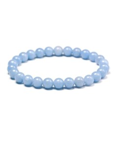 Bracelet 8 mm en angélite - encens.business