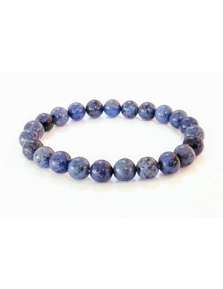 Bracelet 8 mm en dumotiérite - encens.business