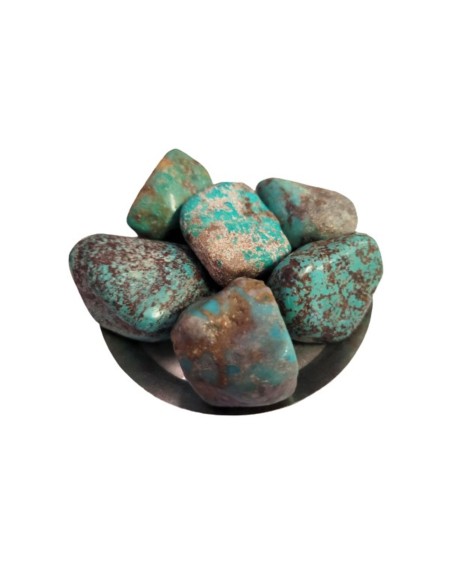 Photo de Turquoise en pierre roulée 250 g - encens.business - Boutique ésotérique en ligne - vente de Turquoise en pierre roulée 250 g