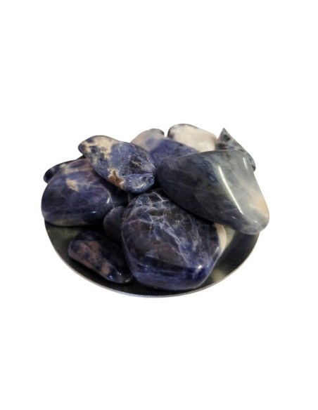 Photo de Sodalite en pierre roulée 250 g - encens.business - Boutique ésotérique en ligne - vente de Sodalite en pierre roulée 250 g