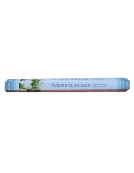 Photo de Encens Green Tree Fleurs Blanches - encens.business - Boutique ésotérique en ligne - vente de Encens Green Tree Fleurs Blanch