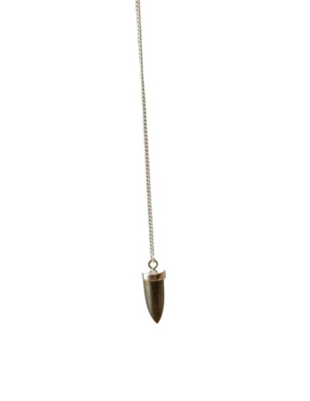 Photo de Pendule newi cabochon en pyrite - encens.business - Boutique ésotérique en ligne - vente de Pendule newi cabochon en pyrite