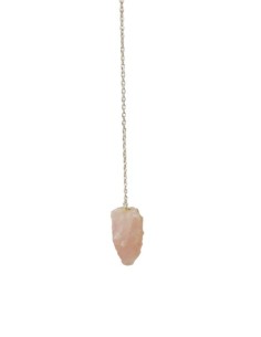 Photo de Pendule stalactite en quartz rose - encens.business - Boutique ésotérique en ligne - vente de Pendule stalactite en quartz ro