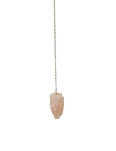 Photo de Pendule stalactite en quartz rose - encens.business - Boutique ésotérique en ligne - vente de Pendule stalactite en quartz ro