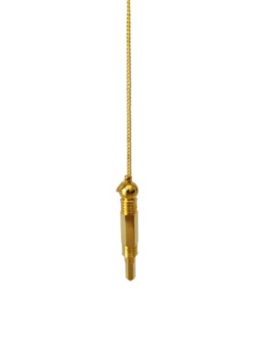 Photo de Pendule crayon doré - encens.business - Boutique ésotérique en ligne - vente de Pendule crayon doré