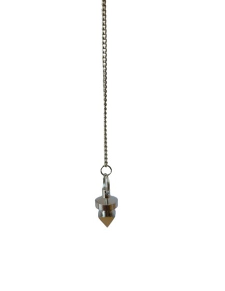 Photo de Pendule triangle chapeau argenté - encens.business - Boutique ésotérique en ligne - vente de Pendule triangle chapeau argenté
