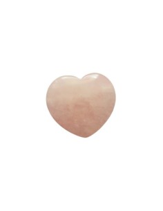 Photo de Pendentif coeur percé en quartz rose - encens.business - Boutique ésotérique en ligne - vente de Pendentif coeur percé en qua