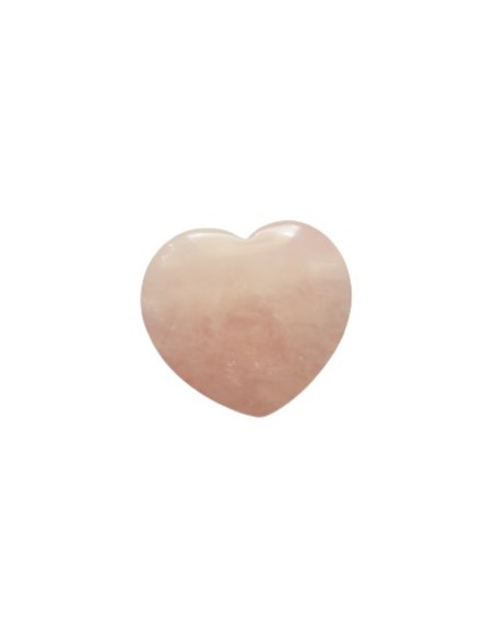 Photo de Pendentif coeur percé en quartz rose - encens.business - Boutique ésotérique en ligne - vente de Pendentif coeur percé en qua
