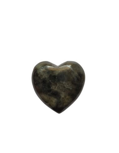 Photo de Pendentif coeur percé en Labradorite - encens.business - Boutique ésotérique en ligne - vente de Pendentif coeur percé en Lab