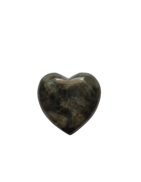 Photo de Pendentif coeur percé en Labradorite - encens.business - Boutique ésotérique en ligne - vente de Pendentif coeur percé en Lab