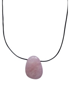 Photo de Pendentif percé XL en quartz rose - encens.business - Boutique ésotérique en ligne - vente de Pendentif percé XL en quartz ro
