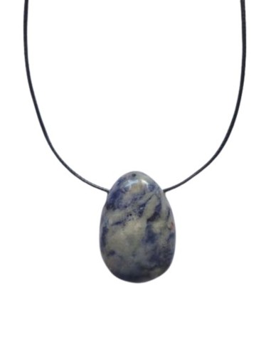 Photo de Pendentif percé XL en sodalite - encens.business - Boutique ésotérique en ligne - vente de Pendentif percé XL en sodalite