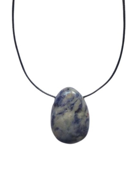 Photo de Pendentif percé XL en sodalite - encens.business - Boutique ésotérique en ligne - vente de Pendentif percé XL en sodalite