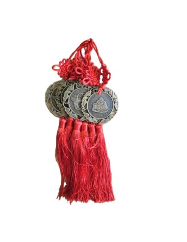 Photo de Suspension Pièces chinoises avec Bouddha - encens.business - Boutique ésotérique en ligne - vente de Suspension Pièces chinoi