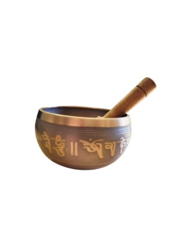 Photo de Bol chantant Tibétain Oeil de Bouddha - encens.business - Boutique ésotérique en ligne - vente de Bol chantant Tibétain Oeil 