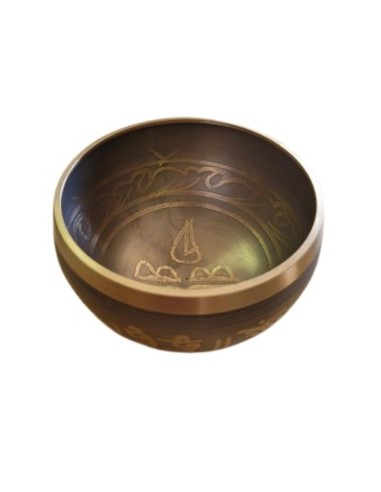 Photo de Bol chantant Tibétain Oeil de Bouddha - encens.business - Boutique ésotérique en ligne - vente de Bol chantant Tibétain Oeil 