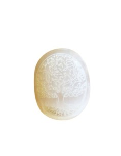 Photo de Galet Arbre de Vie en Sélénite - encens.business - Boutique ésotérique en ligne - vente de Galet Arbre de Vie en Sélénite