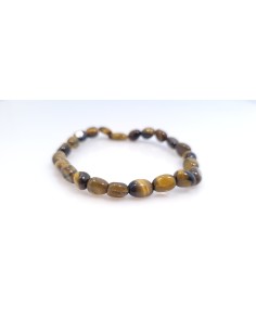 Photo de Bracelet nugget en ?il de tigre - encens.business - Boutique ésotérique en ligne - vente de Bracelet nugget en ?il de tigre