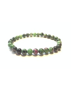 Bracelet 6 mm en rubis zoisite - encens.business