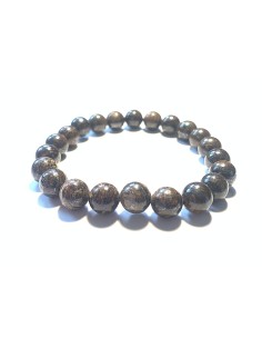 Photo de Bracelet 8 mm en bronzite - encens.business - Boutique ésotérique en ligne - vente de Bracelet 8 mm en bronzite