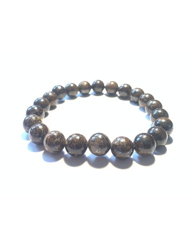 Photo de Bracelet 8 mm en bronzite - encens.business - Boutique ésotérique en ligne - vente de Bracelet 8 mm en bronzite
