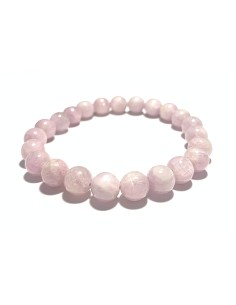 Photo de Bracelet 8 mm en kunzite - encens.business - Boutique ésotérique en ligne - vente de Bracelet 8 mm en kunzite