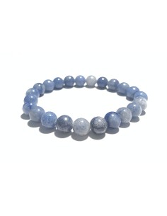 Photo de Bracelet 8 mm en quartz bleu - encens.business - Boutique ésotérique en ligne - vente de Bracelet 8 mm en quartz bleu