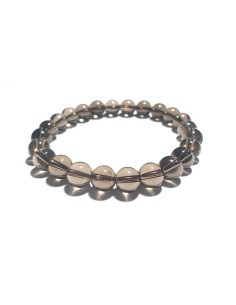 Photo de Bracelet 8 mm en quartz fumé - encens.business - Boutique ésotérique en ligne - vente de Bracelet 8 mm en quartz fumé