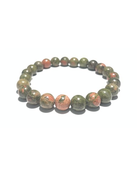Photo de Bracelet power unakite - encens.business - Boutique ésotérique en ligne - vente de Bracelet power unakite