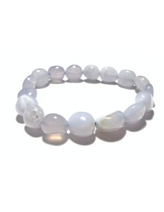Photo de Bracelet nuggets en Calcédoine - encens.business - Boutique ésotérique en ligne - vente de Bracelet nuggets en Calcédoine