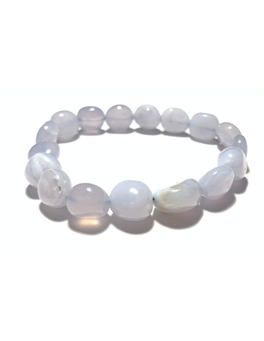 Photo de Bracelet nuggets en Calcédoine - encens.business - Boutique ésotérique en ligne - vente de Bracelet nuggets en Calcédoine