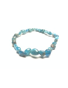 Bracelet nugget en apatite bleue - encens.business