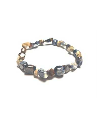 Bracelet nugget en Pietersite - Lithothérapie | encens.business