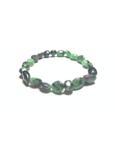 Bracelet nugget en Rubis Zoisite - Lithothérapie | encens.business