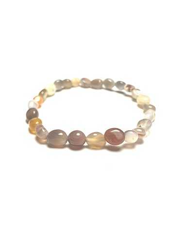 Bracelet nugget en Pierre de lune multicolore - Minéraux | encens.business