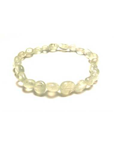 Bracelet nugget en Prehnite - Lithothérapie | encens.business