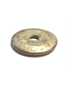 Donut en Pyrite - Pierre naturelle | encens.business