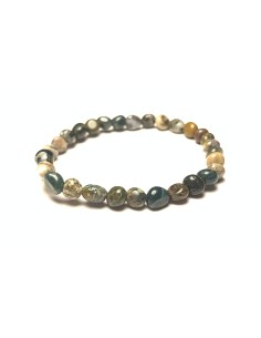 Bracelet nugget en Agate mousse - encens.business